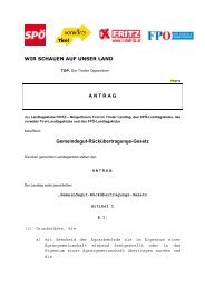 Gemeindegut-RÃ¼ckÃ¼bertragungs-Gesetz neu - Liste Fritz