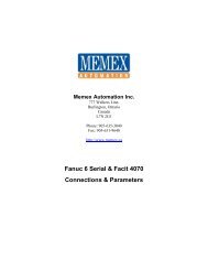 Fanuc 6 Facit 4070 Punch Cable Connections and Parameters