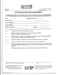 biomedical waste permit requirements - Orange County Health ...