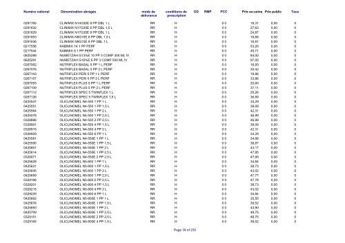 Liste des médicaments commercialisés au  Luxembourg - CNS