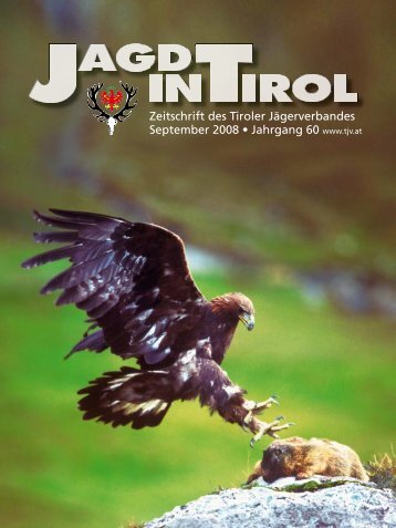 Jagd in Tirol September.indd - Tiroler Jägerverband