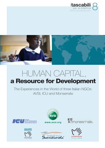 itascabili 8. HUMAN CAPITAL, a Resource for Development - Avsi