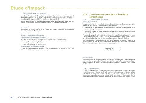 Version franÃ§aise du RÃ©sumÃ© non technique - Voies navigables de ...