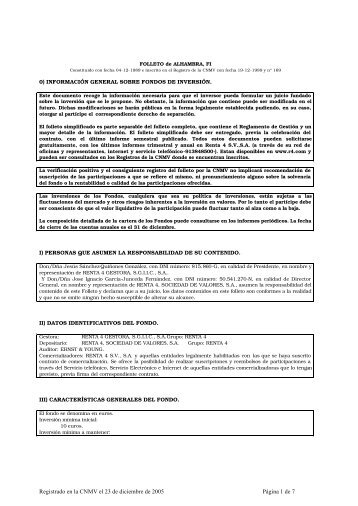 Consultar folleto informativo del Fondo - Uno-e