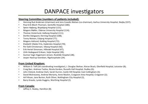 DANPACE Trial ESC presentation final