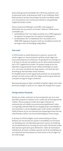 Jaarverslag 2010 Annual Report 2010 - docdata nv