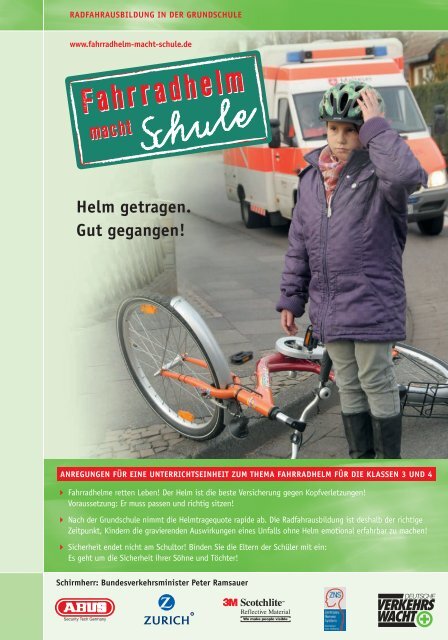 Fahrradhelm macht Schule - Verkehrswacht Medien & Service