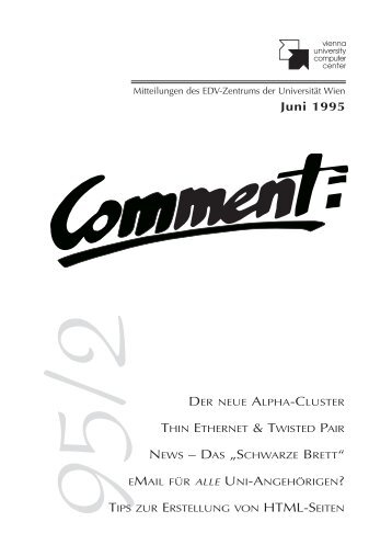 komplette Ausgabe - Comment - UniversitÃ¤t Wien