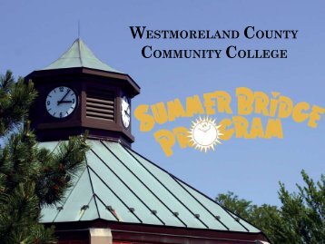 View the Summer Bridge Powerpoint - Westmoreland County ...