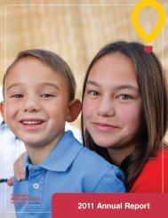 2011 Annual Report - Children's Miracle Network Hospitals