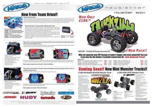 New From Team Orion!! Coming Soon!! New Mini ... - HPI Racing UK