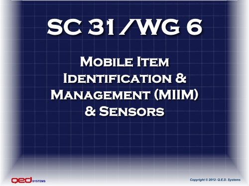 JTC 1/SC 31 relevance to IoT - OGC Network