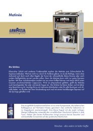 Datenblatt MatinÃƒÂ©e (pdf-Datei) - Wendum - Lavazza Espresso Point