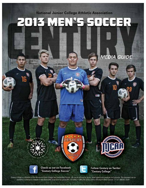 Men's Soccer Media Guide - Century College