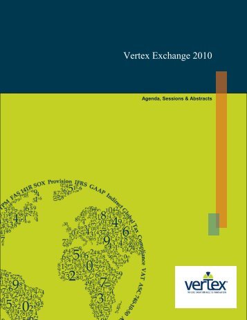 Vertex Exchange 2010 - Vertex Inc.