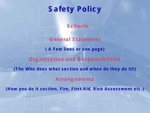 Health and Safety Advisory Unit - Belfast Education & Library Board