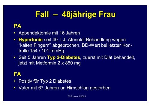 Nierenfunktion und metabolisches Syndrom - Vereinigung Zuercher ...