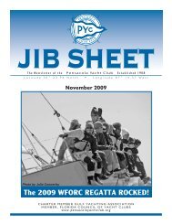 The 2009 WFORC REGATTA ROCKED! - Pensacola Yacht Club