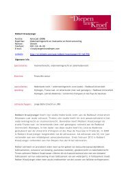 Download volledig CV - Van Diepen Van der Kroef