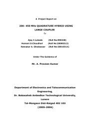 200- 450 MHz QUADRATURE HYBRID USING LANGE COUPLER ...