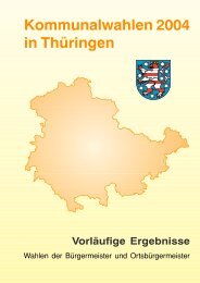 Kommunalwahlen 2004 in Thüringen - Thüringer Landesamt für ...
