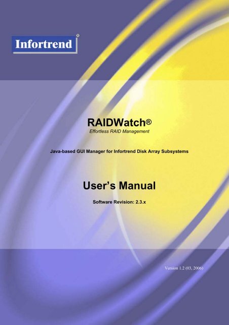 RAIDWatch User's Manual