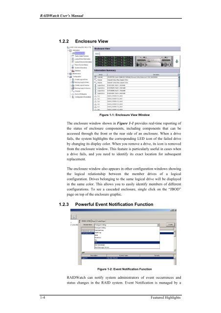 RAIDWatch User's Manual