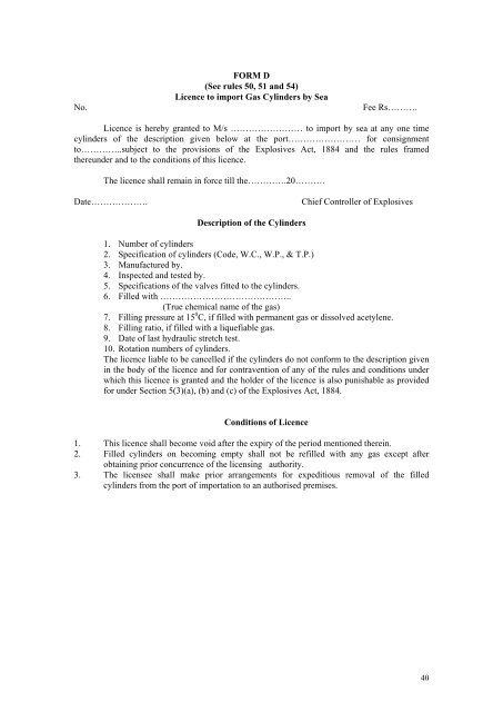 GAS CYLINDERS RULES, 19811 - Department Of Industrial Policy ...