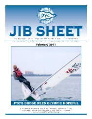 PYC'S DODGE REES OLYMPIC HOPEFUL - Pensacola Yacht Club