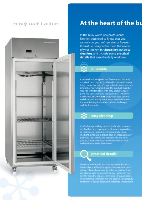 HIGH QUALITY ReFRIGeRATIOn AT ATTRACTIVe PRICeS