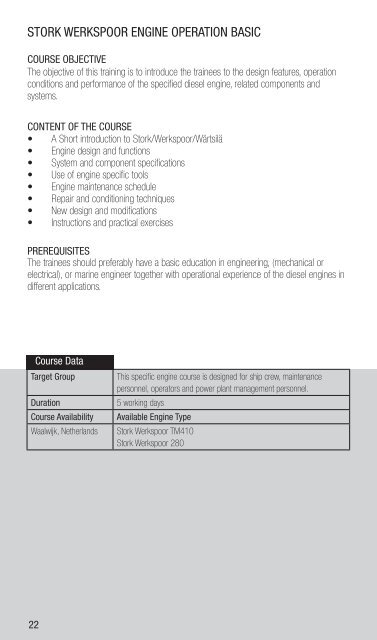 Training Programme Catalogue - WÃƒÂ¤rtsilÃƒÂ¤