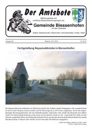 Gemeinde Biessenhofen - Verwaltungsgemeinschaft Biessenhofen