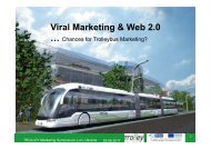 Viral marketing & web 2.0 - chances for trolleybus ... - trolley-project.eu