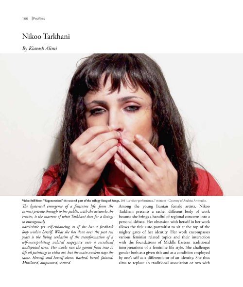 Nikoo Tarkhani - Contemporary Practices