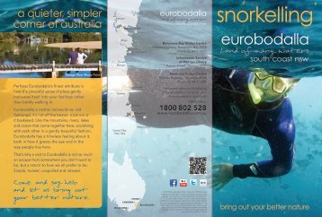 Snorkelling in Eurobodalla 3.7 MB PDF