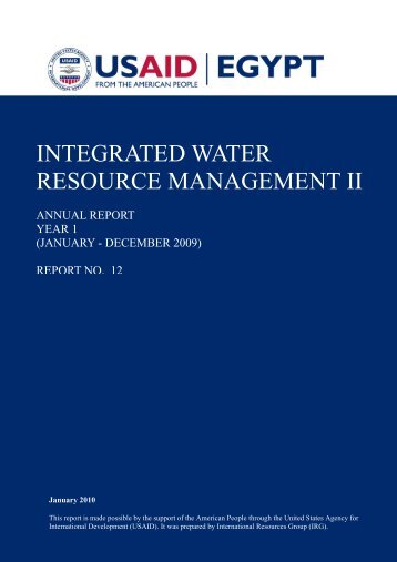 INTEGRATED WATER RESOURCE MANAGEMENT II