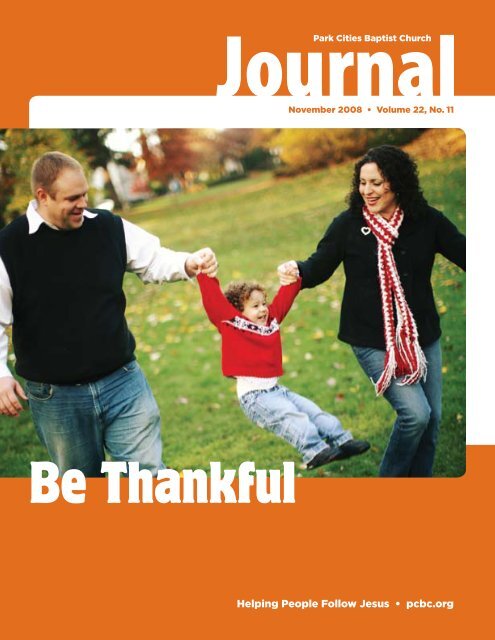 Be Thankful - Park Cities Baptist Church