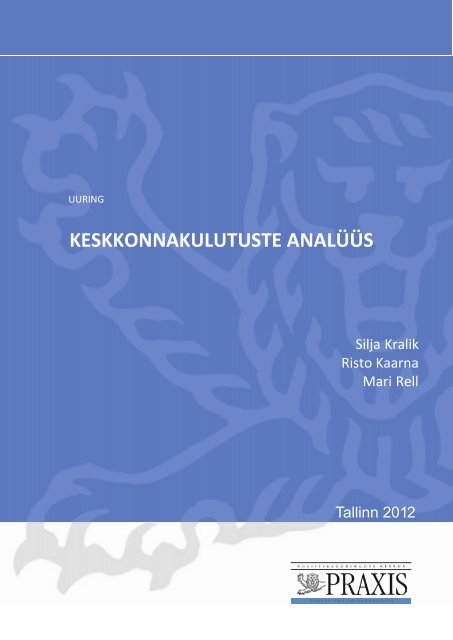 KESKKONNAKULUTUSTE ANALÜÜS - Keskkonnaministeerium