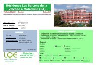 RÃ©sidence Les Balcons de VelchÃ©e Ã  MalzÃ©ville - LQE