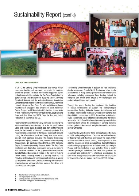 Sustainability Report - Genting Group