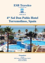 4* Sol Don Pablo Hotel Torremolinos, Spain - ESB Retired Staff ...