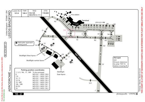 UK AIP (15 Jan 09) AD 2-EGNM-1-1 Civil Aviation Authority AMDT 1 ...