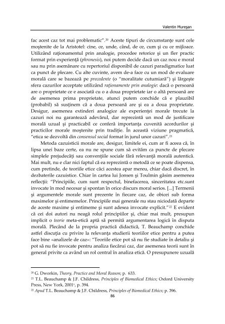 este etica aplicatÄ o aplicare a eticii? - Societatea RomÃ¢nÄ de ...