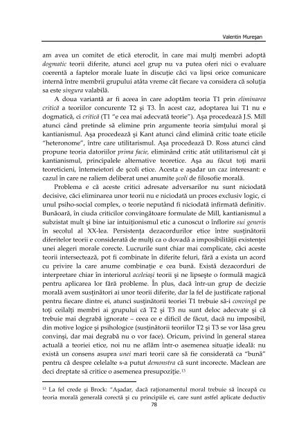 este etica aplicatÄ o aplicare a eticii? - Societatea RomÃ¢nÄ de ...