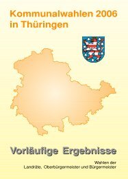 Kommunalwahlen 2006 in Thüringen - Thüringer Landesamt für ...