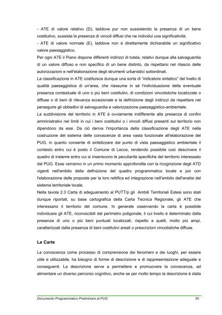 Relazione - Comune di Lecce