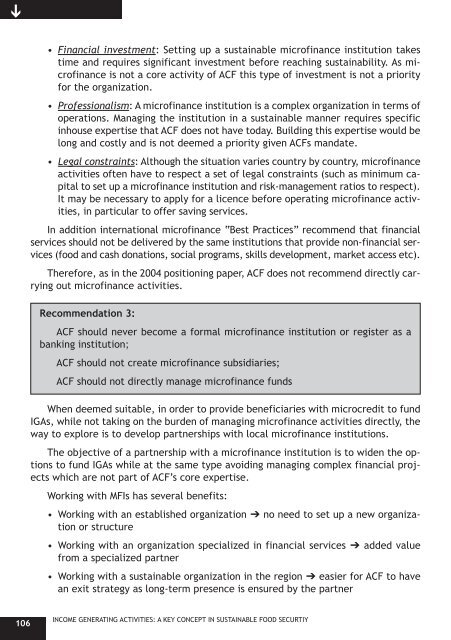 Income-Generating Activities - Action Against Hunger