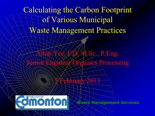Calculating Carbon Emission Effect of Waste Management Activities