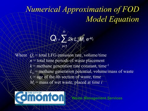 Calculating Carbon Emission Effect of Waste Management Activities