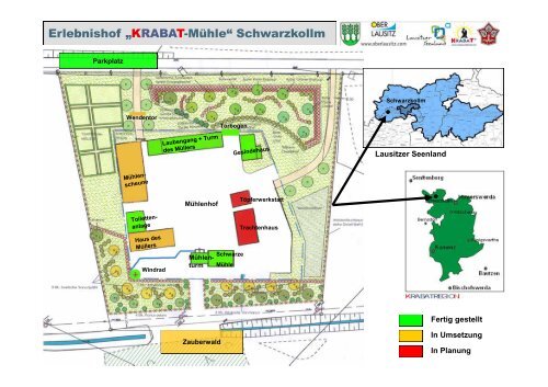 Projektvorstellung Erlebnishof „KRABAT-Mühle“ Schwarzkollm